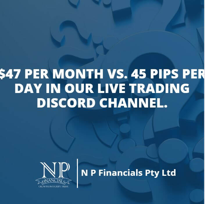 Read more about the article $47 per month vs. 45 pips per day in our Live Trading Discord Channel.
